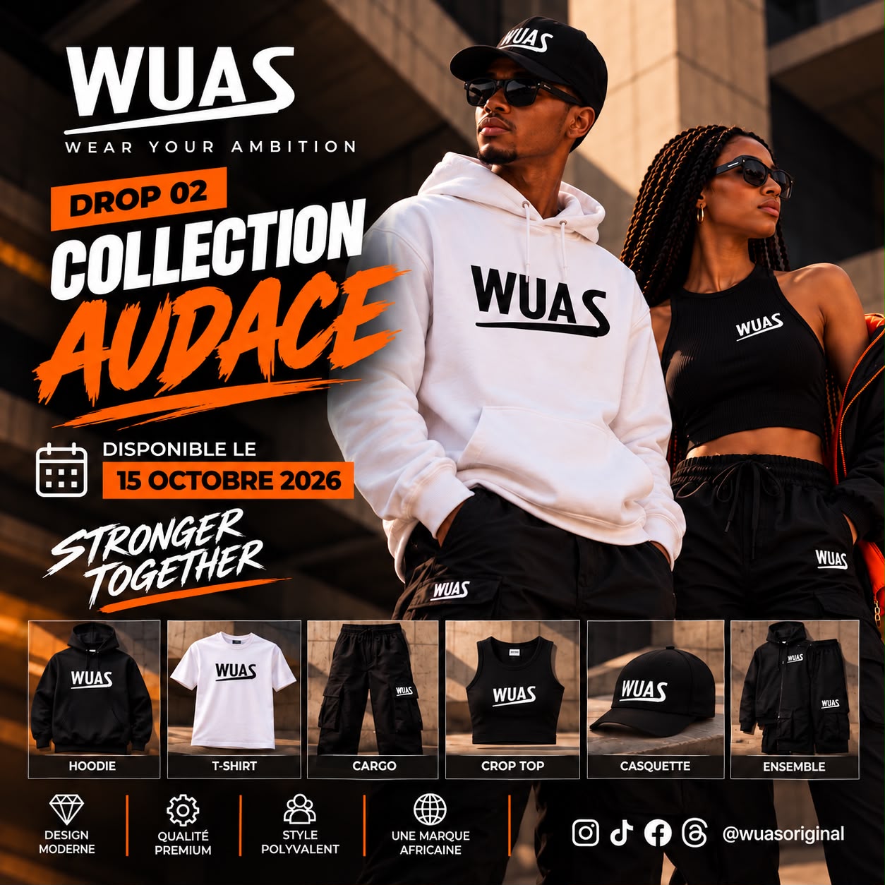 COLLECTION AUDACE | DROP 02 DE LA MARQUE WUAS - Image 1